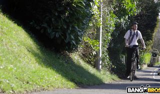 Strong bf thoroughly pounds astonishing blonde gal Rebecca Jane Smyth's wet cunny after a blowjob