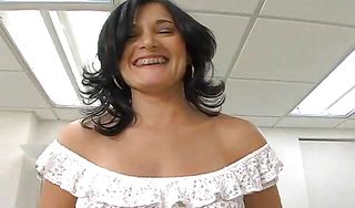 Alluring perfection eagerly sucks a big fat cock
