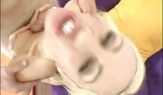 Fascinating blonde girl Davia Ardell with perfect body reaches a massive orgasm